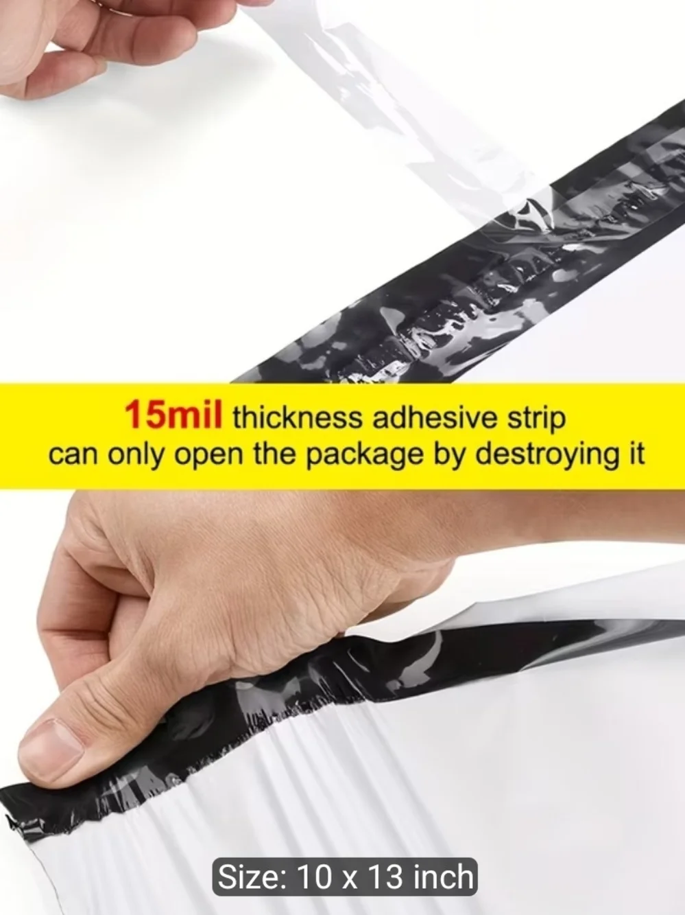 90 Pcs White Secure Self-Seal Shipping Mailer Bags - Home Party Supplies